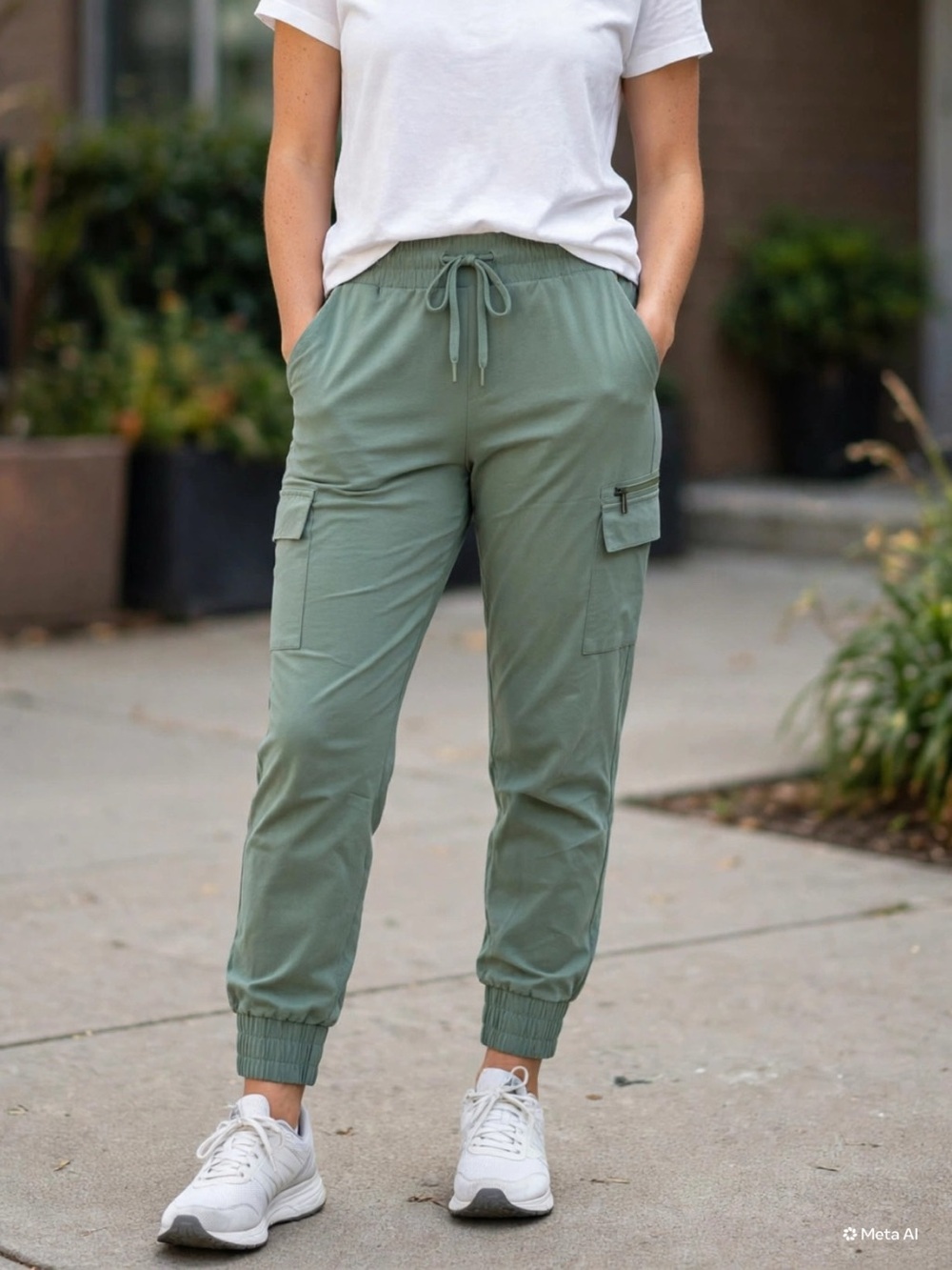 Solo Olive Green Jogger Pants